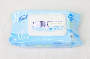 China Flushable Biodegradable Toilet Wet Wipes Disposable Non Woven Fabric on sale