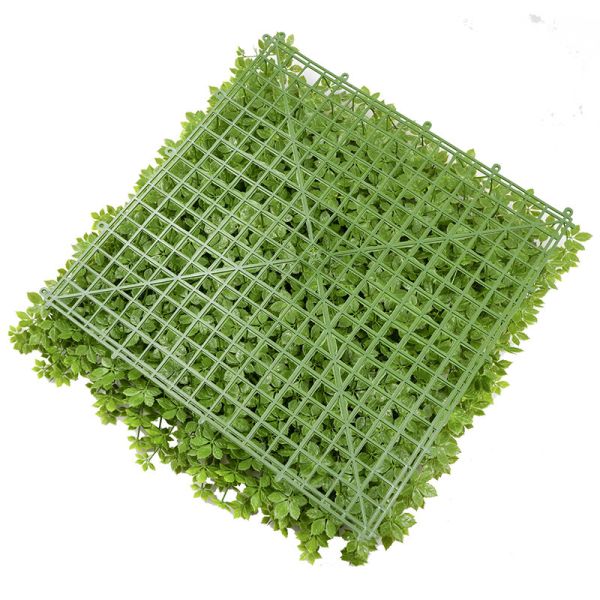4x25cm Artificial Green Grass Wall For Wedding Decor