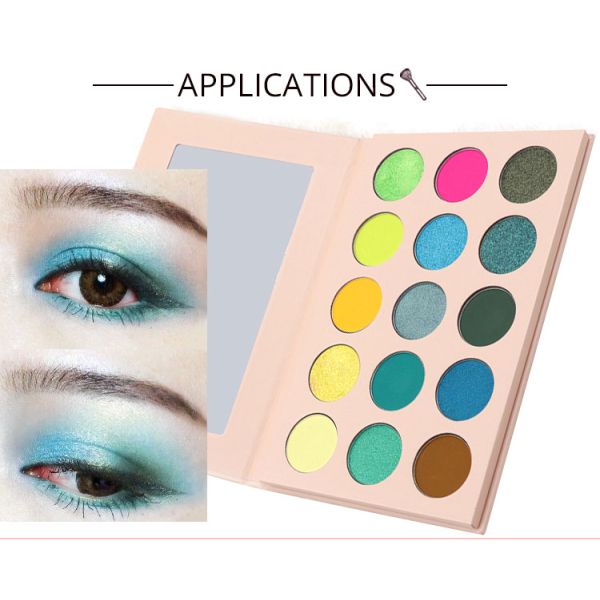MSDS Approved Long Lasting Multi Color Eyeshadow With Mirror