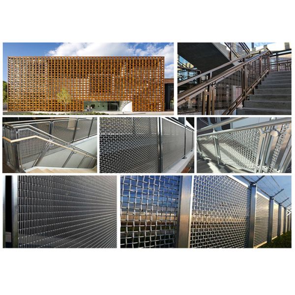 Flexible Stainless Steel Woven Wire Mesh Sheets 1.5mm SGS