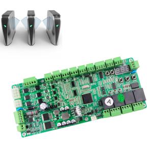 China Flap Gate Speed Gate Drive Controller Function All In One With Sensitive Anti Pinching Protection on sale