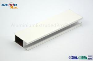 Best AA6063 T5 Extruded Aluminium Profile Windows Frame White Color Punching Coating wholesale
