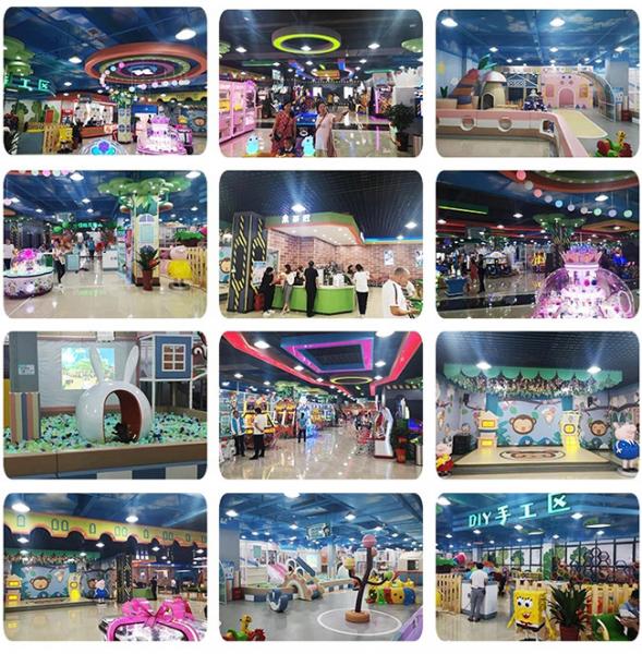 Professional Soft Indoor Commercial Playground Equipment / Jump Trampoline Park