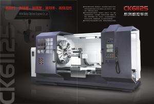 China 6 Tons Load CNC Horizontal Lathe Machine / CNC Lathe Machine With Guide Rail on sale