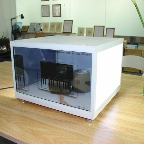 Cheap Durable Transparent LCD Display Box , See Through LCD Screen 10 Points Touch for sale