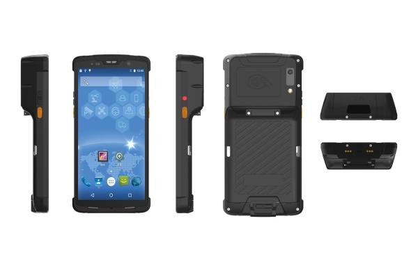 Cheap Bluetooth 4G Wireless HF Rfid Reader Handheld for 134.2Khz Modules with Display for sale