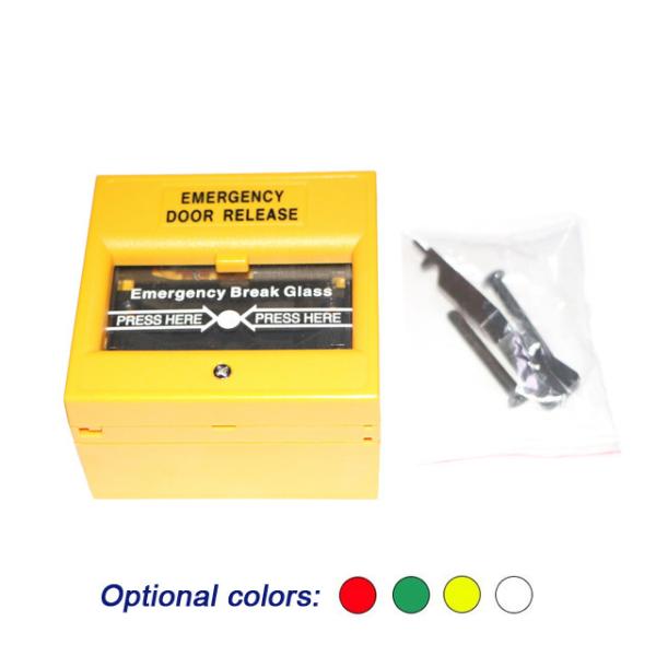Cheap Glass break exit button Emergency Exit Button Fireproof Break Glass Release Button Rfid Switch Push Exit,min:1pcs for sale