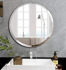 China Silver AluminumDecorative Mirror Glass Bathroom Float Beveled Antique Mirror Sheet on sale