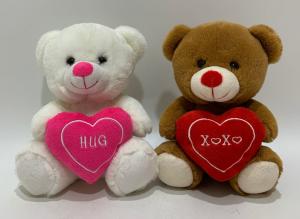 Best 20 Cm 2 ASSTD Stuffed Bears W/ Heart Toys Adorable Gifts For Valentine