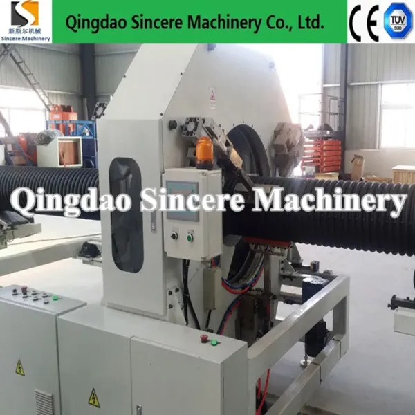 Large Diameter Double Wall Corrugated Dwc Pipe Making Machine HDPE Dual Wall Bellows Drainage Pipe Extrusion Machine