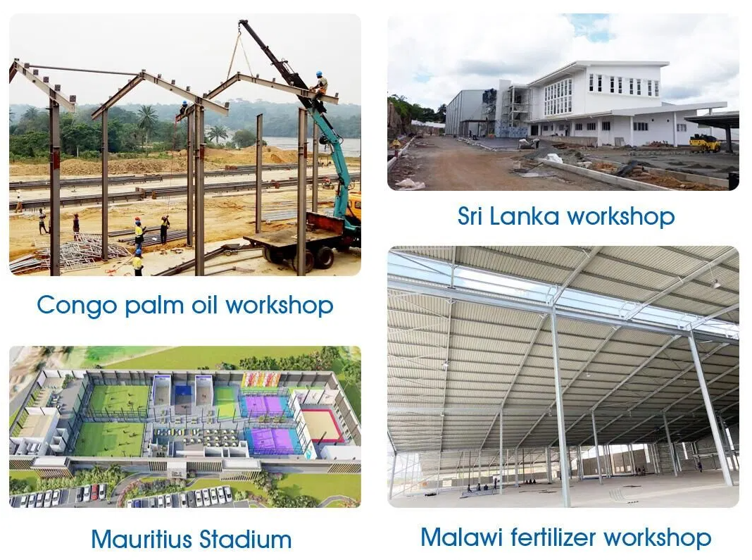 Prefabricated Frame Steel Structure EPS Sandwich Panel Workshop Buildings