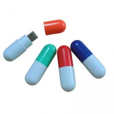 Best Min capsule Plastic Usb Flash Drive wholesale
