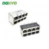 Buy cheap 2X4 Multiport Ethernet Rj45 Connector 10 Pin Female Rj45 Modular Jack from wholesalers