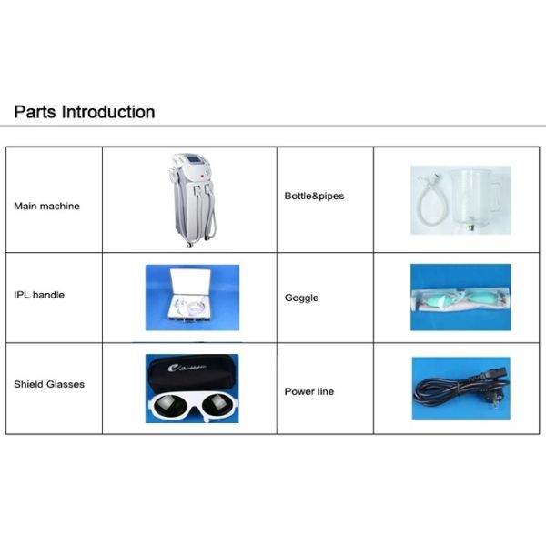 Skin Rejuvenation E-light Laser Machine IPL Intense Pulsed Light Hair Removal Machine