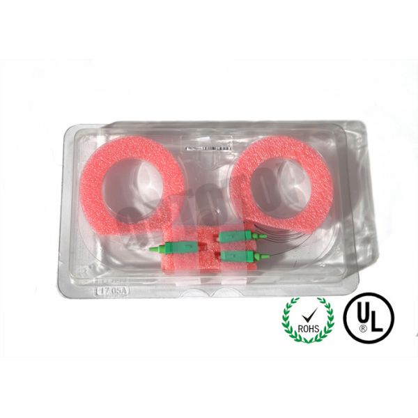 SC APC 0.9 mm Multimode Fiber Coupler MM Splitter For CATV / Networks