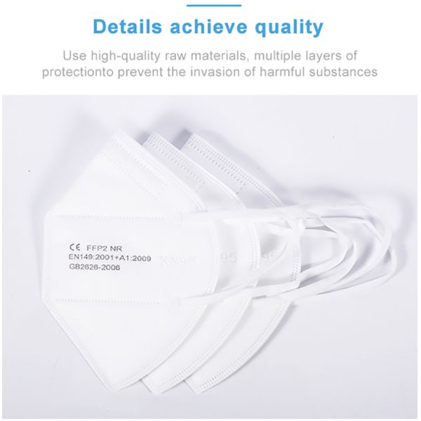 Stock Personal Protection Earloop Adjustable Dust White Face Mask
