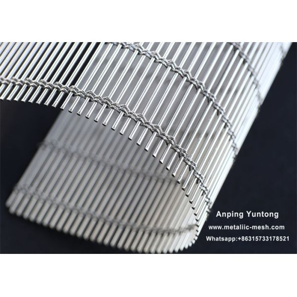 Wall Coverings Decorative Architectural Wire Mesh Belt For Screen & Space Partition