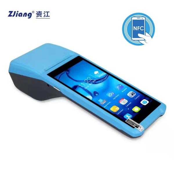 Cheap 5.5 Inch Big Screen Android Mobile Handheld POS Terminal With NFC Function for sale