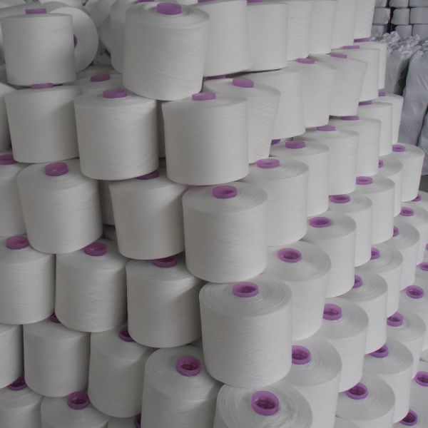 40S/2/3 Recycled Polyester Spun Yarn GRS Certificate For Sewing