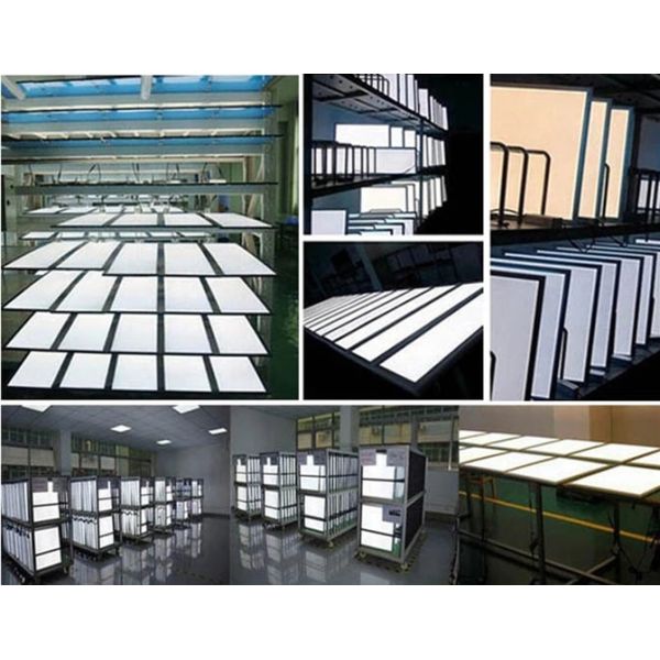 120LM / W Thick Bottom Backlit 48W LED Panel Light 5000LM With Lens CRI 95