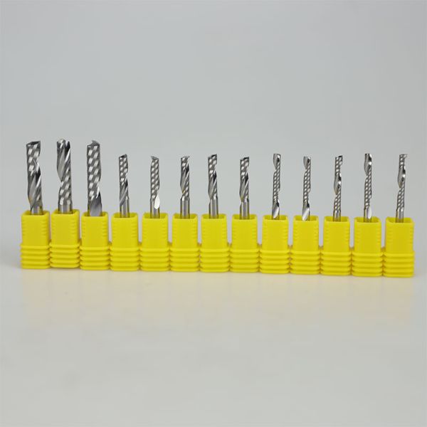 Good Price 6MM Solid Carbide End Mills Wood Spindle Cutter Single Edge Mirror Milling Cutter Tools Acrylic Cnc Router Bits