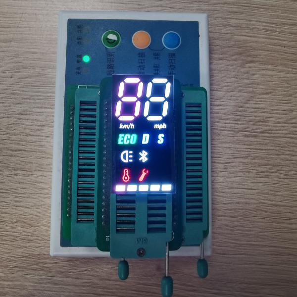 Cheap Double Color 2 Digit  7 Segment Common Anode SMD Type LED Display For Electromobile for sale