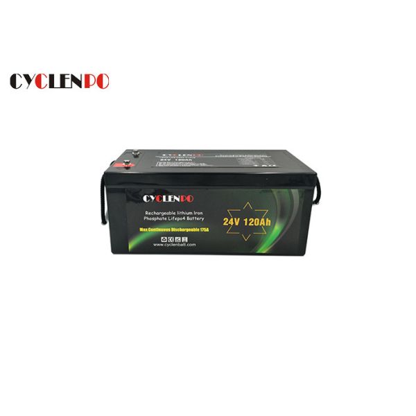 Deep Cycle 24v 120ah LiFePO4 RV Battery High Efficient Charging Reliable Safety