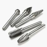 Round Double Cut Tungsten Carbide Rotary Burrs Set for Customization Request