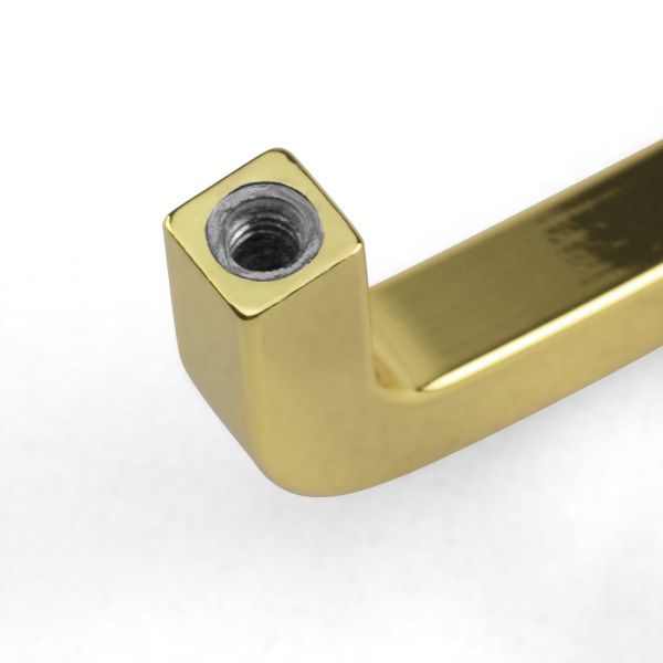 115mm Zinc Cabinet Handles Wardrobe U Shaped Drawer Pulls