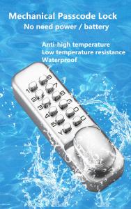 China Mechanical Keypad Digital Code Lock Easy To Use For Entry Doors on sale
