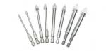 Straight Tipped Hex Shank Glass And Tile Drill Bits 1/4" For Glass / Tile /