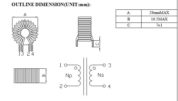 T25 Cmc Filter Toroidal Choke Coil Bifilar Winding Custom Designs Available