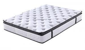 China LPM-1505 box spring mattress with density foam,pocket coils,multiple sizes. on sale