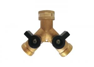 Best Forging Brass Three Way Valve Tap Female x Two Male Thread Connect wholesale