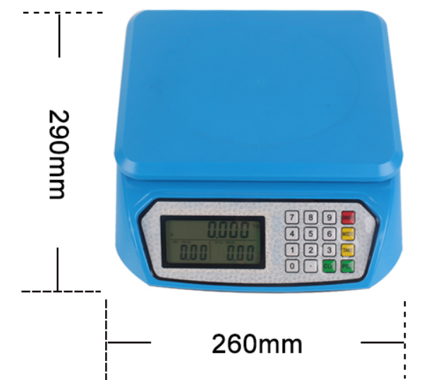 DT570 Price Computing Scales , Electronic Computing Price Scale 25 Kg 20 Kg