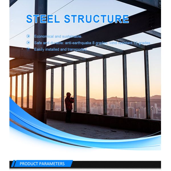 Easy to build environmental friendly Steel Structure Workshop Warehouse Hangar variety of uses steel structure building