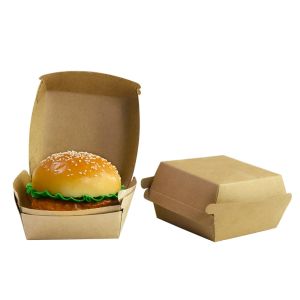 Best Custom Printing Burger Box Hamburger Container Food Packaging Box wholesale