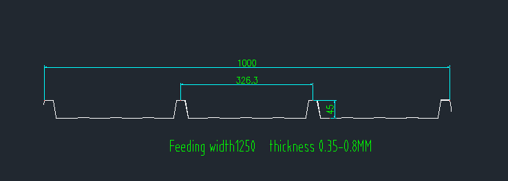 Trapezoidal Roof Panel Roll Forming Machine Peru TR4 TR5 TR6 Tile Making Machine