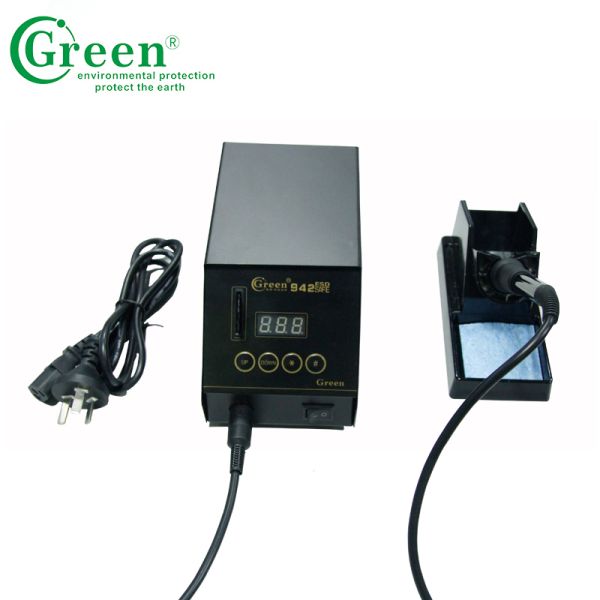 Hand Held Digital Soldering Desoldering Station Welding Equipment Green 942