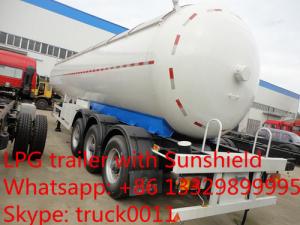 Tanker vessel 57.1cbm semi trailer asme propene proplene tanker trailer 3 axle lpg semi trailer for sale