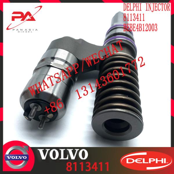 Diesel Engine Fuel injector 8113411 BEBE4B12003 A1 for V-O-L-V D12 3039 US 465 SPEC 345-385 HP
