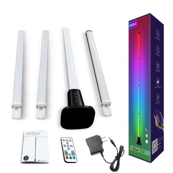 RGB Dimmable Floor Lamp Ambient Light 1.5M Height For Home Decorate