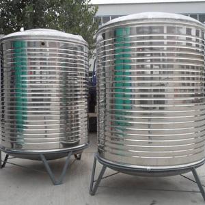 Best Beverage Stainless Steel Water Tank , Heating Insulated Cylindrical Water Tank wholesale