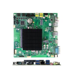 China Industrial Automation Triple Display Fanless Mini Itx Motherboard with Intel UHD Graphics and 10 USB Ports on sale