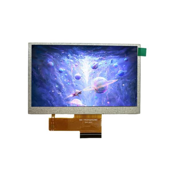 Cheap IPS TFT LCD Display 4.3 Inch LCD 480*272 Support Differentiated Vehicle LCD Display With 300cd/M Brightness for sale