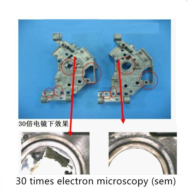 Case Study:Deflashing/Deburring machine for zinc die-casts,Aluminum-magnesium alloy,NF metal, precision die-casting;