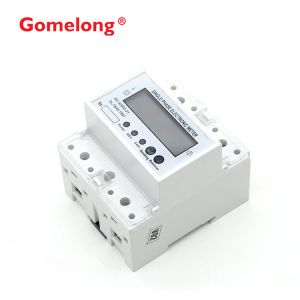Single Phase Bidirectional Rs485 Rs232 Communication Din Rail Power Meter