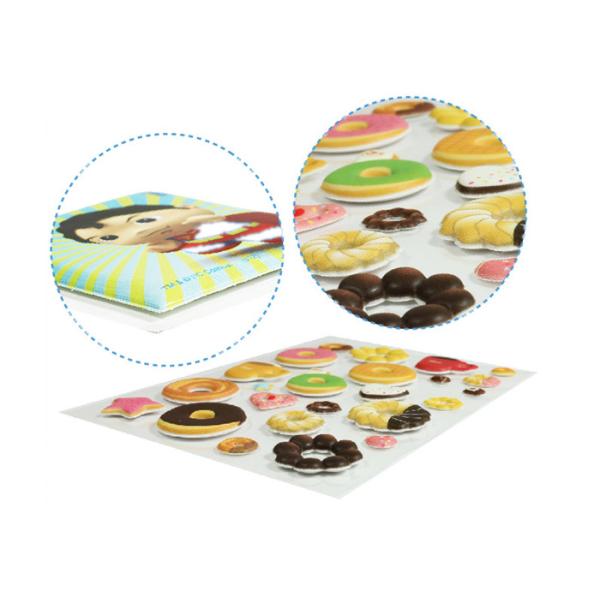 3mm Foam Custom Cute DIY 3d Puffy Stickers For Toddlers