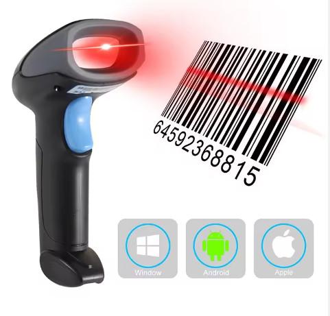 Cheap Android Handheld Barcode Scanner Fast Speed Wireless Bluetooth With High Accuracy for sale