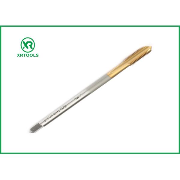 Tin Coated Surface HSS Machine Taps For Nonferrous Metals Steel 4341 Material